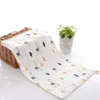 Serviettes de bébé 100% coton gaze nouveau-né burp chiffons mousseline bébé visage serviettes bébé bain wrap infantile garçons filles gant de toilette 30 motifs 10pcs DW4154