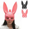 Sevimli Cadılar Bayramı Partisi Cosplay Fantezi Tavşan Yüz Maskesi Dekorasyon Sahne Oyuncaklar