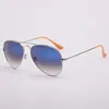 2024 Calidad superior 40 colores Gafas de sol piloto clásicas Mujeres Hombres Mujeres Gafas de sol Señoras Lunette De Soleil Femme con todos los accesorios