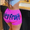 Fruit Snack Sweat Booty Shorts Women Plus Size Sexig kvinnors kläder Träning Kort byxor