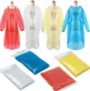 3000pcs Disposable PE Raincoat Adulto Um tempo de Emergência impermeável capa Poncho Viagem Camping Deve chover Brasão Outdoor Rainwear SN23