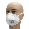Elektronisk mask frisk luft respirator elektrisk andningsskydd PM2.5 Mask Anti-damm Anti-dimma med andningsventil