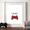 Video Games Quote Canvas Posters Gamer Boy Girl Gift Gaming Sign Game Controller Art Painting Pictures Games Room Wall Decor6414416