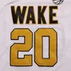 Баскетбольные майки NEW 2020 Wake Forest Deamon Deacons Basketball Jersey College 20 John Collins White все сшитые и вышивка