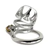 2020c New Men's Stainless Steel Chastity Lock Device Chastity Cage Alternative Stimulating Products