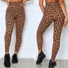 Womens Yoga Outfits 2 Piece Set Workout Athletic Leopard Print Shorts Leggings and Sports Bra Set Gym Clothes Fitness Clothing2063476