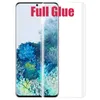 واقي الشاشة لـ Samsung Galaxy S24 Ultra S23 Plus S22 S21 S20 Note 20 3D Grad Glue Compled Glue Proof Proof Deplosion Coverage Film