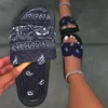 Puimentiua Comfy Bandana Slip-On Tofflor Damer Slide Outdoor Flip-flops Strandskor Sommar tå Flip Flops Halkfria 2020