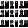 Foulard magique à impression numérique 3D, demi-masque facial Anti-lumière sans couture pour l'extérieur, bandeaux pour hommes, couvre-chef exagéré