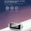 A19 Réveil miroir avec haut-parleur Bluetooth Porte-Téléphone Radio FM Dimmable DI LED PLAFFICHE PORTABLE PORTABLE