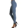 2020 Women Denim Pencil Pants Causal High Waist Jeans Woman Sexy Ripped Hole Vintage Solid Stretch Workout Skinny Mom Jeans