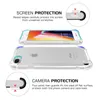 Telefone transparente caso para iphone 11 pro max xs xr x para samsung nota 10 s10 s10 s10 anti-knock tpu protetor à prova de choque cobertura clara