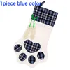 Kerstkousen Geschenktas Decor voor Nieuwjaar 2020 Plaid Kerstcadeau Zakken Pet Kous Socks Kerstboom Hangende hanger