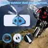 Amerikaanse voorraad Motorfiets Stofdicht Smogel Rijp Masker Vervangbare Filter Activated Carbon Half Mask met ademhalingsklep Beschermende tandwielen FY9075