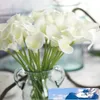 Calla-Lilien fühlen sich echt an, Blumen für Hochzeitssträuße, Tafelaufsätze, künstliche Blumen für Hochzeit, Büro, Dekoration, Blumen