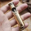 Ny Retro Sliphjul Flint Free Fire Lighter Outdoor Survival Tool Brass Kerosenolja Rörändare Cigarette Cigarer Lättare Vindskydd