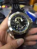 Venda quente de alta qualidade homem relógio estilo esporte quartzo cronômetro relógio cronógrafo relógios de aço inoxidável strap de couro s03