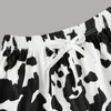 2020 Cow Printed pajamas for women nightie Cotton Home Clothes Pijama Set femme pyjama Short Sleeve T-Shirt + Shorts Y200708