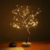 108 LEDs Luz de árvore artificial Dispositivos eletrônicos 20 Polegada mesa bonsai lâmpada LED com 16 ramos decoração para quarto3218866