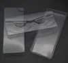 3 pezzi / set scatola di imballaggio per ciglia in plastica trasparente vassoio per ciglia finte custodia singola con 2 coperchio trasparente 1 vassoio trasparente