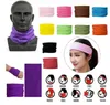 25 Kolory Moda Bandana Maska Twarzy Outdoor Sports Headband Turban Wristband Headscarf Neck Geter Magic Scarves Cycling Face Maski Cyrz2546