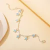 Women Bohemian Five-pointed Star Style Pendant Anklet Creative Retro Simple Anklet Beach Foot Chain Fashion Jewelry