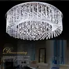 Nouveau mode LED salon plafond de cristal lumières lustre créatif chambre lampe de plafond lampe en cristal de nid d'oiseau Pendentif Lampes