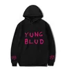 ラッパーyungbludフーディー女性男性ハラジュクスウェットシャツストリートウェアヒップホップビーフーキンハッピー長袖フリースフード付きトラック