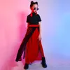Dzieci Chińskie Styl Hip Hop Kostiumy Dziewczyny Chłopcy Jazz Performance Outfit Catwalk Odzież Nowoczesna Nosić DNV13406