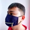 Mode Gesichtsmaske Persönlichkeit staubdichte Schutzmaske Outdoor-Sport wiederverwendbare Reißverschluss Baumwolle Radfahren Masken