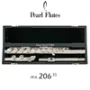 Beliebte Pearl Altflöte PFA-206 ES 16 geschlossenes Loch G Tune versilbert professionelles Musikinstrument mit Koffer kostenloser Versand