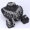 Изысканный комплект ювелирных украшений с кисточками в Дубае, роскошное позолоченное ожерелье с кристаллами, большие нигерийские свадебные африканские бусы, ювелирные наборы2760516