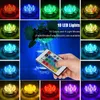RGB Waterproof Battery Powered Lights With IR Remote Controller For Aquarium Vase Base Pond Swimming Pool Garden Party Weeding6599136