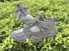2022 Release Authentic 4 KAWS Air Cool Grey Mens Outdoor Shoes Black Glow In DARK Sports Sneakers With Original Box