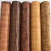152x20 meters Gloss Wood Grain Faux Finish Textured Vinyl Wrap Roll Sheet Film For Home Office Furniture DIY AirRelease Car Foil6164752