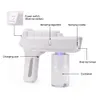 Wireless automizing sterilizer blue ray anion hair nano spray gun for disinfectant and alcohol spraying