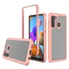 Funda protectora transparente para teléfono con marco trasero de PC para Iphone 12 Pro Max 8 7 6 Plus SE2