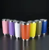 20oz Stainless Steel Mug 13 Colors Car Cups Metal Insulated Travel Mug Water Bottle Beer Tumbler with Lid Coffee Mugs