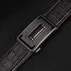New Business Belt Men Top Quality Genuine Luxury Leather Belts for Men Strap Male Metal Automatic Buckle men belts220i