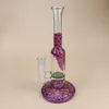 9inch Verre Eau Bangs Navires Navires de Noël Unique Design Nialcomb Perc DAB Rig pour chiha Shisha