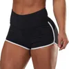 Hete vrouwen yoga shorts vrouwelijke casual fasie hoge taille joggingbroek witte egde gym running sport feminino