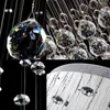 Moderne LED K9 Boule Lustres En Cristal Boule De Verre Lustre Lumière Pendentif Moderne Lustre Clair Boule Plafonnier