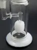 White Matrix Birdcage Perc Percolator Glas Vattenpipor Bong Vattenpipor Svart berusande oljebadrigg för röktillbehör