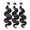 Greatremy Peruvian Hair 3 Bundles Virgin Human Hair Weave Wavy Body Wave Hair Weft Extension Natural Color Free Shipping