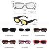 Nouvelle mode Vintage lunettes de soleil femmes marque concepteur rétro Rectangle lunettes de soleil hommes UV400 lentille lunettes lentes de sol mujer