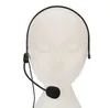 SSDFLY 3.5mm bekabelde hoofdworn microfoon metalen microfono mikrafone voor stemversterker luidspreker zwarte megafoon