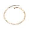 Women Simple Punk Gold Silver Chain Flat Snake Anklet Ankle Bracelet Barefoot Sandal Beach Foot Jewelry GD468