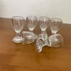 6PCS Shot Glass Cup Creative Spirits Wine Mini Glass Cup glasses Party Drinking Charming Thick Small Cup