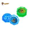 HONEYPUFF Premium Octagon Plastic Tobacco Herb Grinder 50 MM 2 Layer Spice Grinder Shark Teeth Herbal Crusher Miller