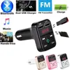 Kit de voiture B2 Transmetteur FM Bluetooth multifonction 2.1A Chargeur de voiture double USB Lecteur FM MP3 Kit de voiture Support Carte TF Mains libres U-Disk